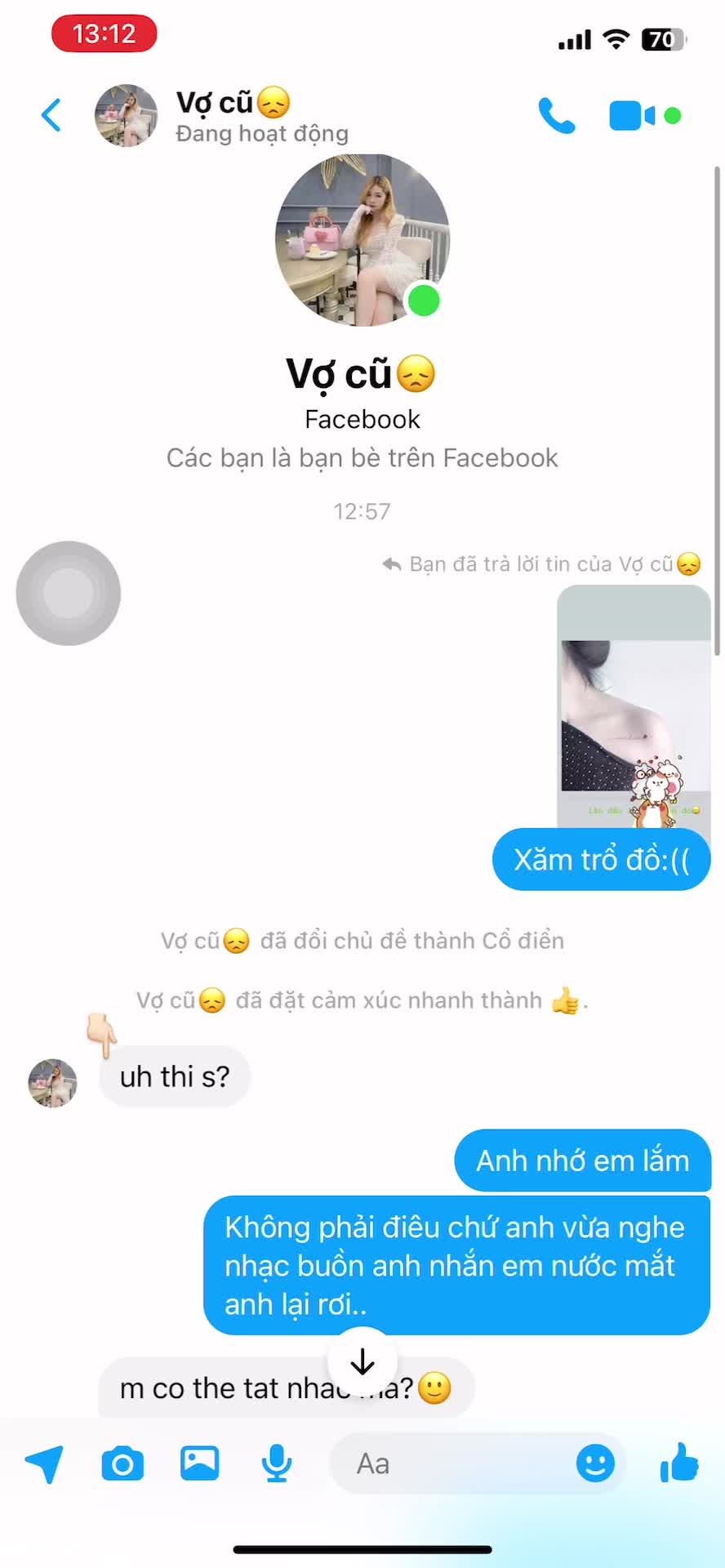 Cô ngy cũ bất ổn
