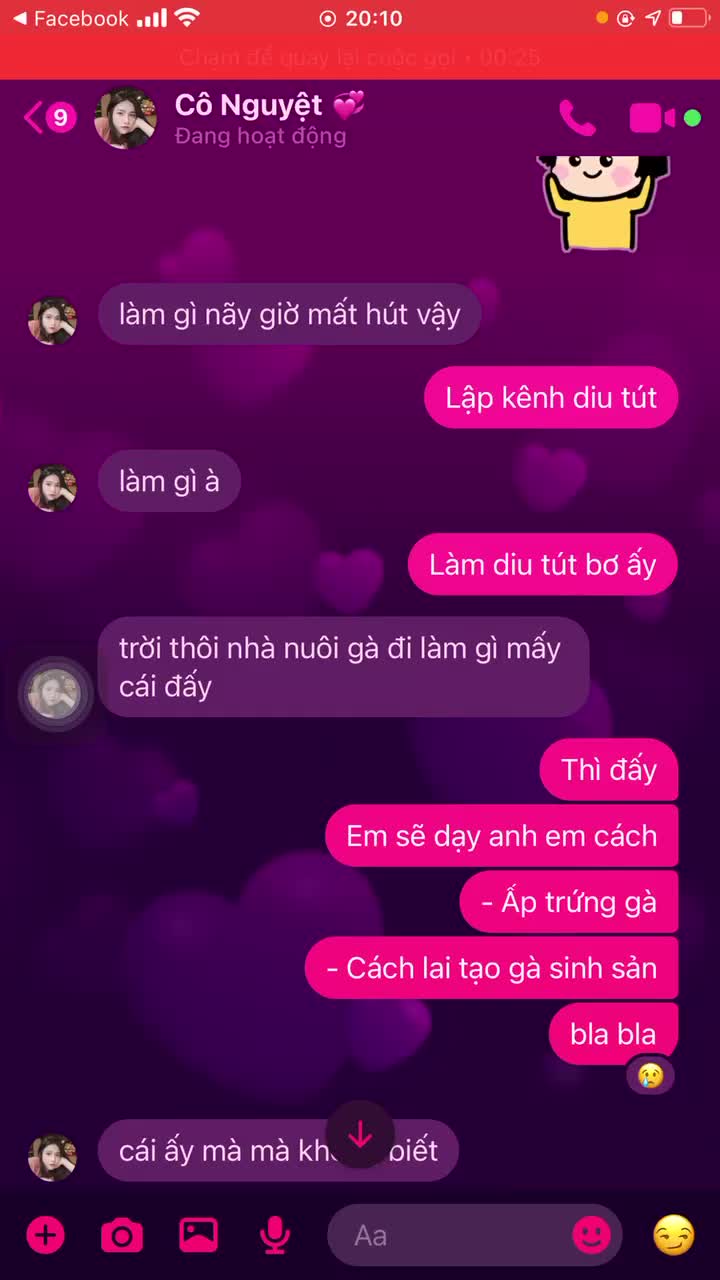 Mai up vd tán cô trang ( nếu cô rep):))