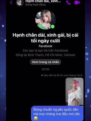 Thả thính em Hạnh😘